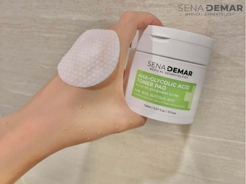 hướng dẫn sử dụng toner pad senademar